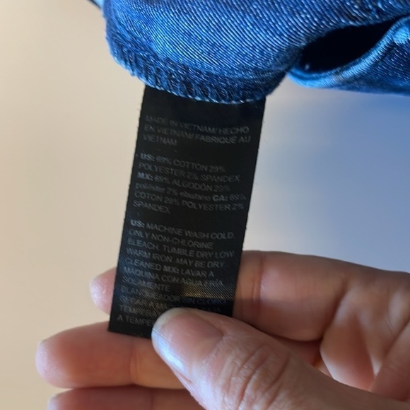 White House Black Market Womens Mid Rise Blue Zebra Print The Skinny Jeans 6 - Picture 8 of 8